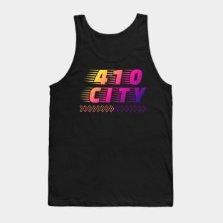 410 CITY FAST RUN DESIGN Tank Top